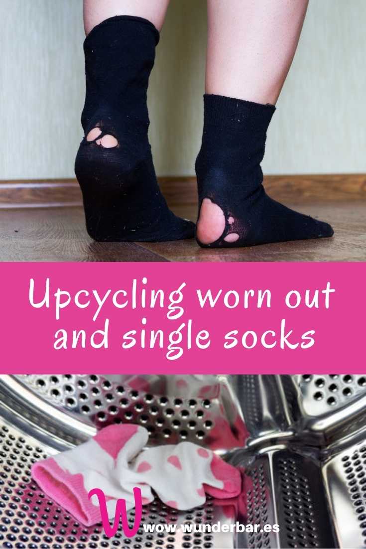 Socks Upcycling Ideas. DIY for old, single and broken socks.